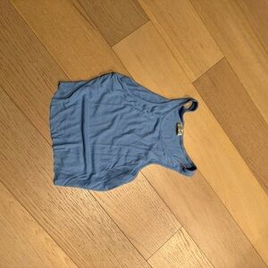 Free People Blue Tank Top